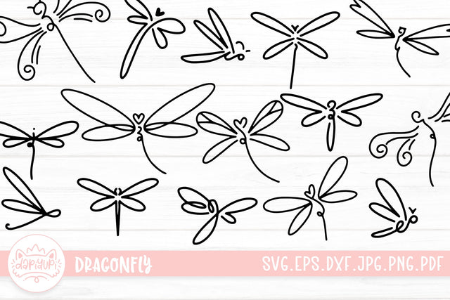 Dragonfly SVG Bundle SVG dapiyupi store 