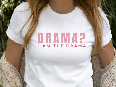 Drama? I Am The Drama – SVG Cut File for Mugs & Tees SVG So Fontsy VIP Design Shop 