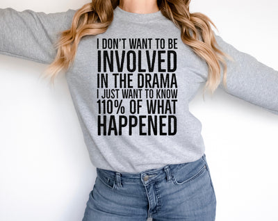 Drama PNG | Gossip Humor Design | Adult Social Commentary Sublimation Sublimation Crafting After Dark 