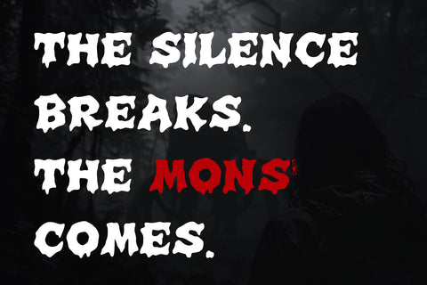 DRAVN – Creepy Halloween Font for Scary Designs Font Mozzatype 