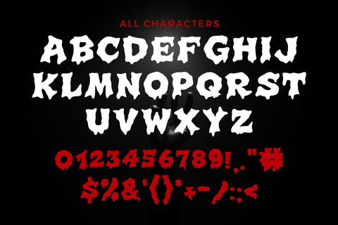 DRAVN – Creepy Halloween Font for Scary Designs Font Mozzatype 
