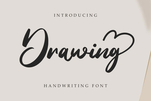 Drawing - Handwritten Font Font Masyafi Studio 