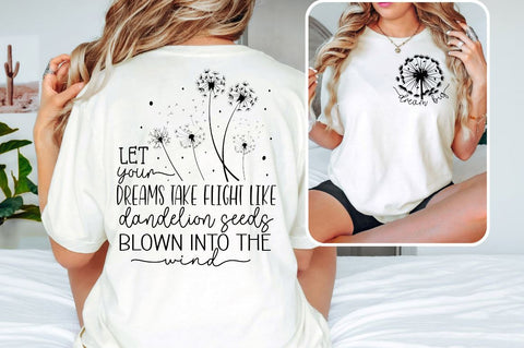 Dream big Front and Back SVG T shirt Design SVG Designangry 