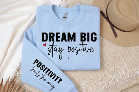 Dream big Sleeve SVG Design, Inspirational sleeve SVG, Motivational Sleeve SVG Design, Positive Sleeve SVG SVG Regulrcrative 