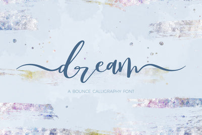 Dream Bounce Calligraphy Font Font Beck McCormick 