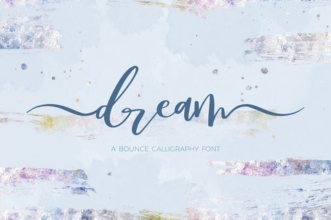 Dream Bounce Calligraphy Font Font Beck McCormick 