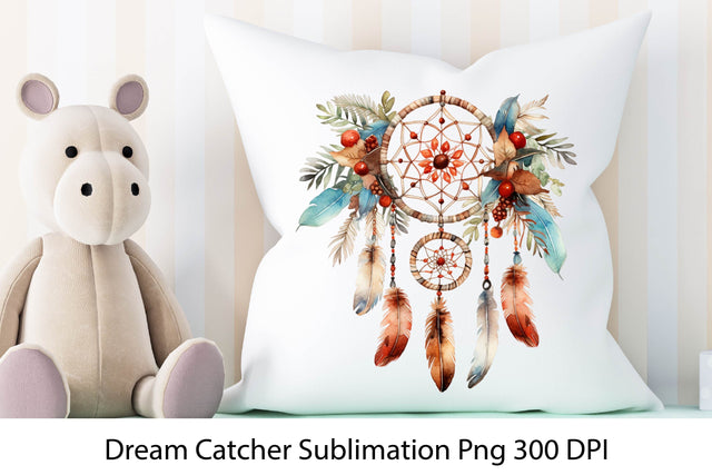 Dream Catcher Png. Boho Dream Catcher. Sublimation Samaha Design 