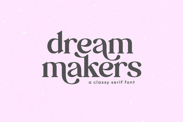 Dream Makers - Classy Serif Font Font KA Designs 