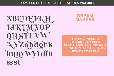 Dream Makers - Classy Serif Font Font KA Designs 