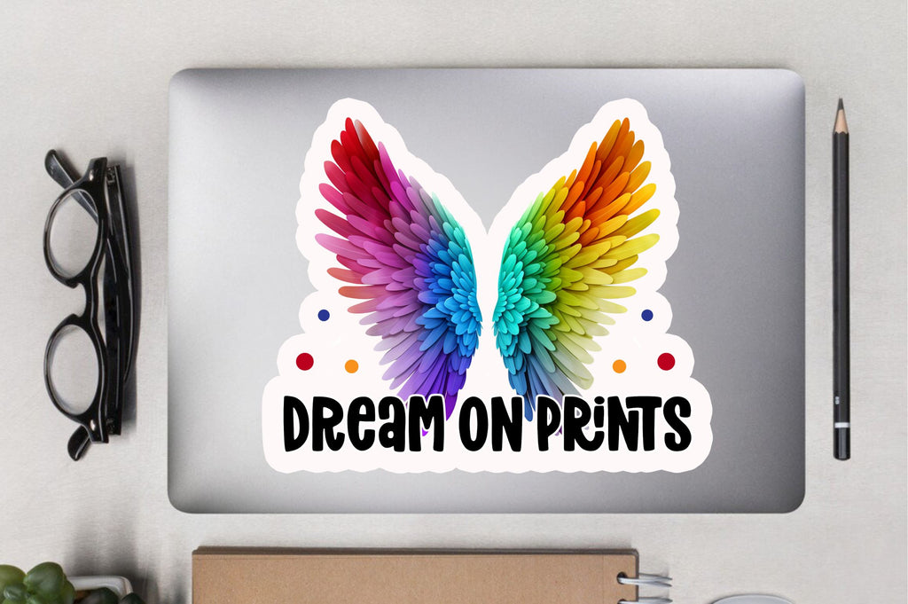 Dream on prints Sticker Design - So Fontsy