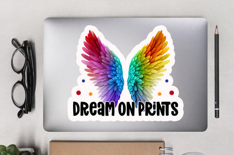Dream on prints Sticker Design Sublimation Regulrcrative 