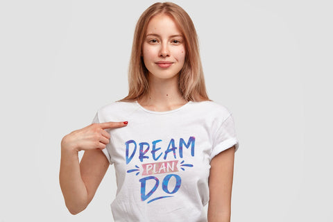 Dream Plan Do - Motivational Quote Sublimation Sublimation CraftLabSVG 