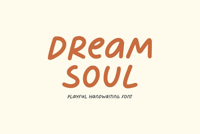 Dream Soul - Playful Handwriting Font Font Timur type 