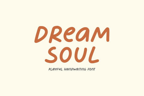 Dream Soul - Playful Handwriting Font Font Timur type 
