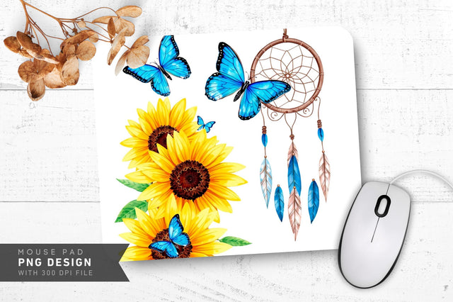 Dreamcatcher Inspired Mousepad Sublimation Regulrcrative 