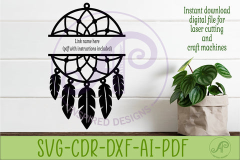 Dreamcatcher Name Sign, Boho Personalized sign SVG APInspireddesigns 