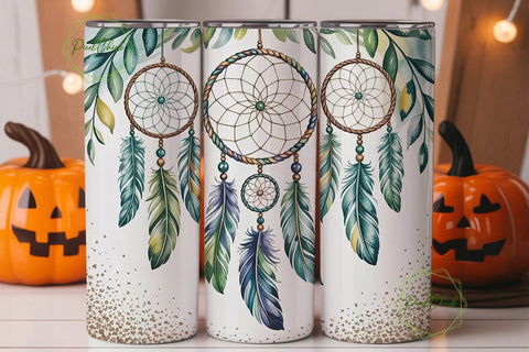 Dreamcatcher Tumbler Wrap PNG Sublimation PixelChick 