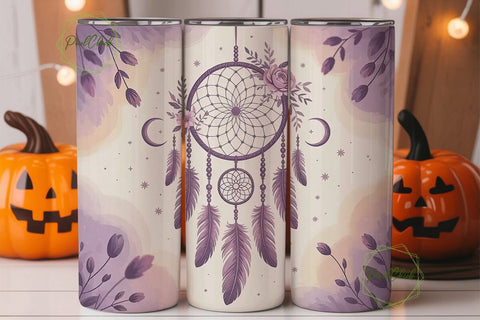 Dreamcatcher Tumbler Wrap PNG Sublimation PixelChick 