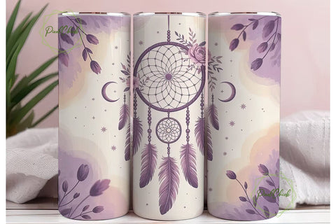 Dreamcatcher Tumbler Wrap PNG Sublimation PixelChick 
