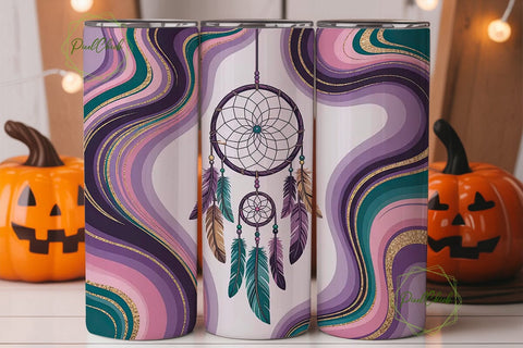 Dreamcatcher Tumbler Wrap PNG Sublimation PixelChick 