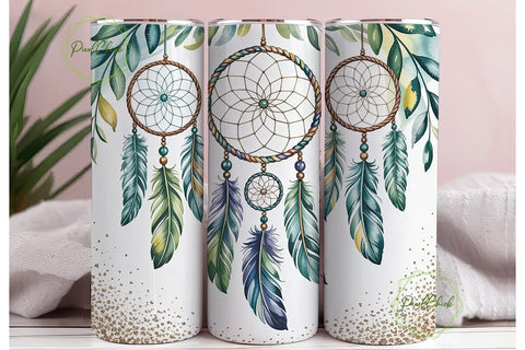 Dreamcatcher Tumbler Wrap PNG Sublimation PixelChick 