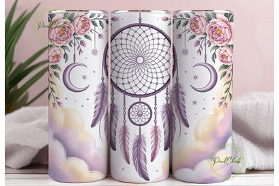 Dreamcatcher Tumbler Wrap PNG Sublimation PixelChick 