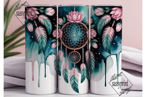 Dreamcatcher Tumbler Wrap PNG Sublimation sassyprint 
