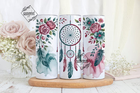 Dreamcatcher Tumbler Wrap PNG Sublimation sassyprint 