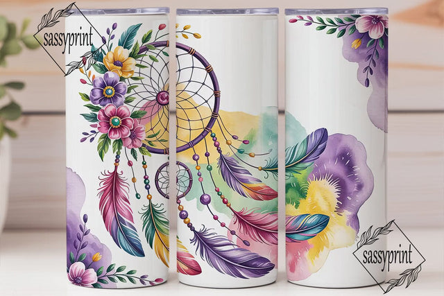 Dreamcatcher Tumbler Wrap PNG Sublimation sassyprint 