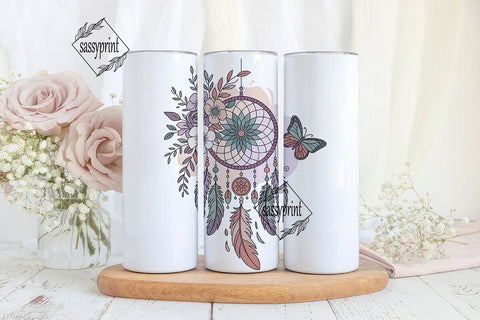 Dreamcatcher Tumbler Wrap PNG Sublimation sassyprint 