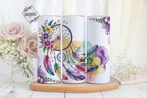 Dreamcatcher Tumbler Wrap PNG Sublimation sassyprint 