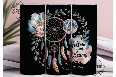 Dreamcatcher Tumbler Wrap PNG Sublimation sassyprint 