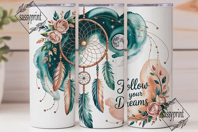 Dreamcatcher Tumbler Wrap PNG Sublimation sassyprint 