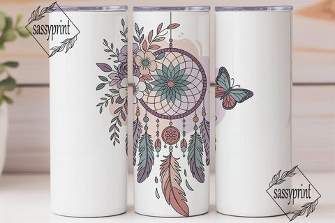 Dreamcatcher Tumbler Wrap PNG Sublimation sassyprint 