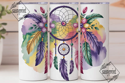 Dreamcatcher Tumbler Wrap PNG Sublimation sassyprint 