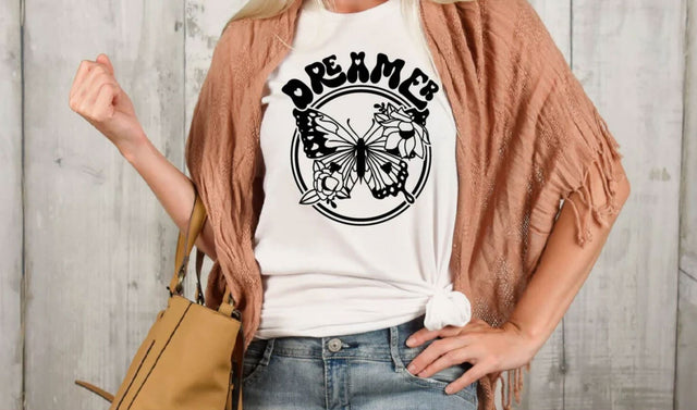 Dreamer Floral Butterfly SVG | Cut File for Silhouette SVG Silhouette School Blog Design Shop 