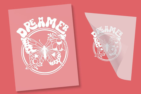 Dreamer Iron On T Shirt Transfer Physical So Fontsy T-Shirt Iron-On Transfer Shop 4x4