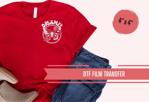 Dreamer Iron On T Shirt Transfer Physical So Fontsy T-Shirt Iron-On Transfer Shop