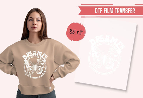 Dreamer Iron On T Shirt Transfer Physical So Fontsy T-Shirt Iron-On Transfer Shop