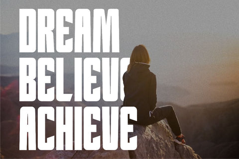 Dreaming - Bold Modern Sans Serif Font Font Masyafi Studio 