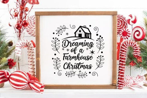 dreaming of a farmhouse christmas SVG Angelina750 