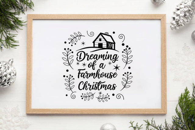 dreaming of a farmhouse christmas SVG Angelina750 