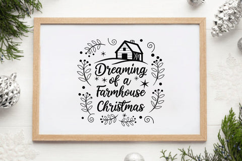 dreaming of a farmhouse christmas SVG Angelina750 