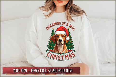 Dreaming of a wag christmas Sublimation Sublimation Shetara Begum 