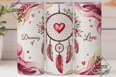 Dreaming of Love 20oz Tumbler Wrap Sublimation sassyprint 