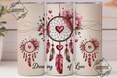 Dreaming of Love 20oz Tumbler Wrap Sublimation sassyprint 