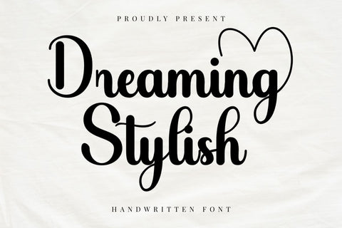 Dreaming Stylish - Modern Calligraphy Font Font Masyafi Studio 
