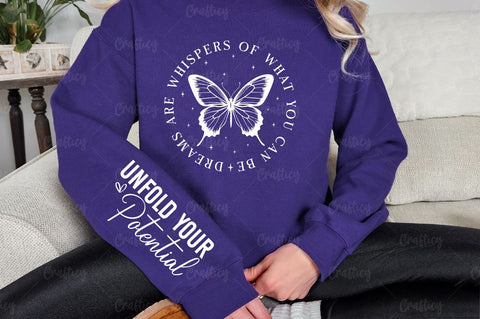 Dreams are whispers of what you can be Sleeve SVG Design SVG Designangry 