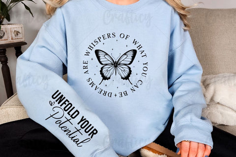 Dreams are whispers of what you can be Sleeve SVG Design SVG Designangry 