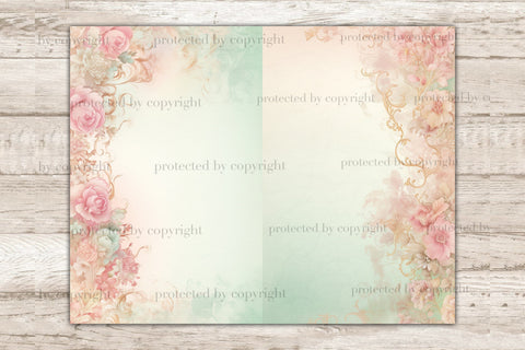 Dreams Frame Junk Journal Page | Blank Digital Collage Sheet SVG GlamArtZhanna 